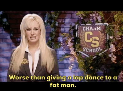 lap dance fat man