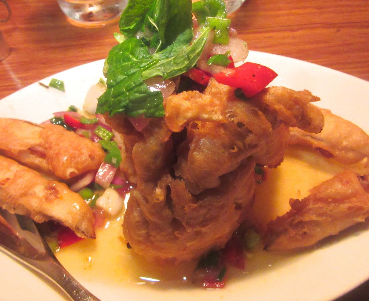 Soft shell crab at UWS Red Farm