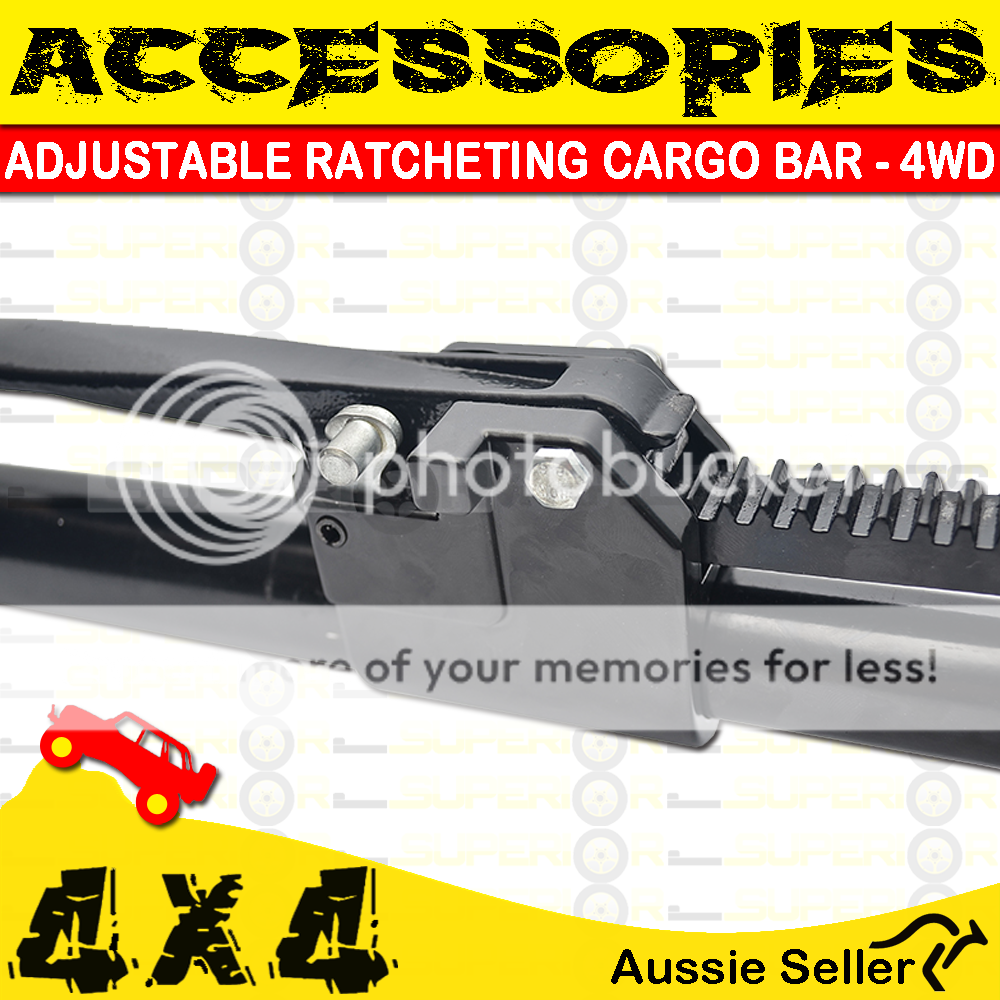 Superior Adjustable Ratcheting Cargo Bar 1.35M1.72M 4WD Truck Bed