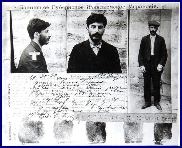 Stalin, Сталин И. В. Тюремные фоты в рамке