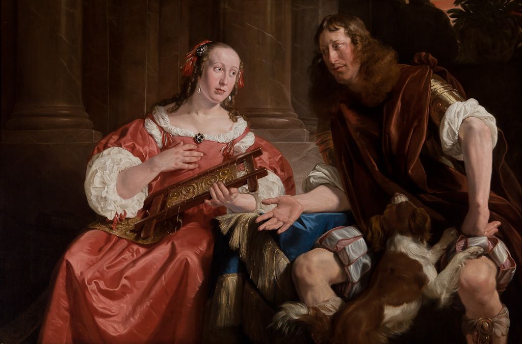 Couple de Bray 1668 represented as Ulysses and Penelope
